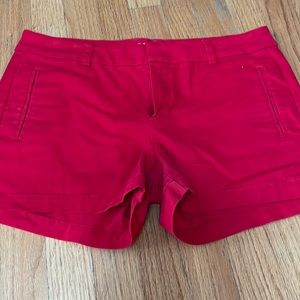 Red a.n.a twill Jean shorts